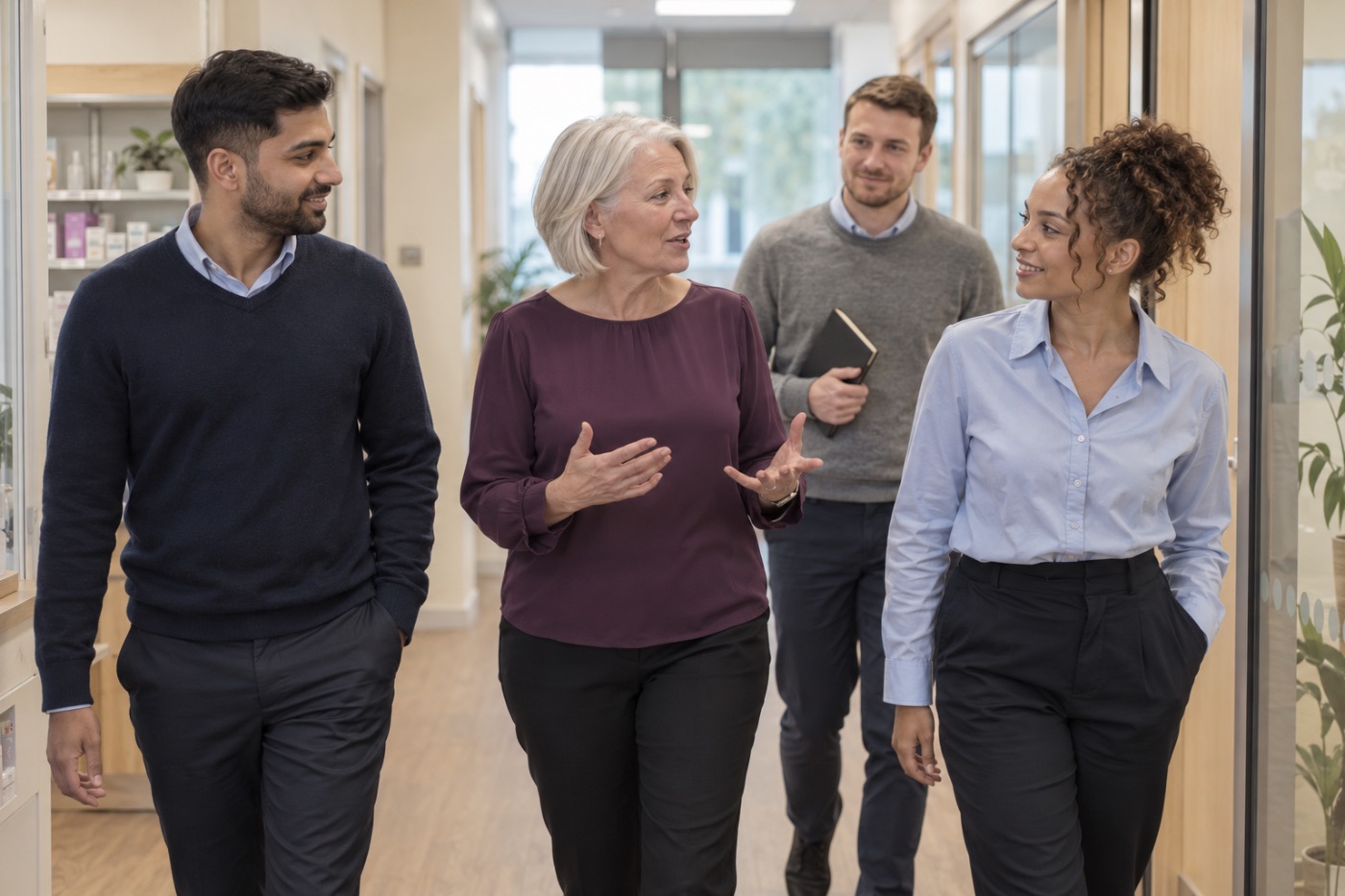 Pharmalogic team walking together